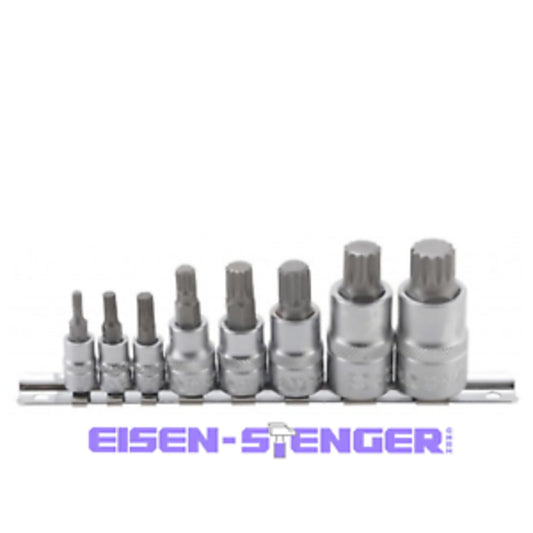 BGS - Bit-Einsatz-Satz | Innenvielzahn (für XZN) | M4 - M16 | 8-tlg. - 5105
