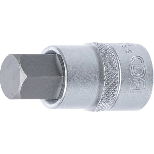 BGS - Bit-Einsatz | Antrieb Innenvierkant 12,5 mm (1/2") | Innensechskant 17 mm - 5184-H17