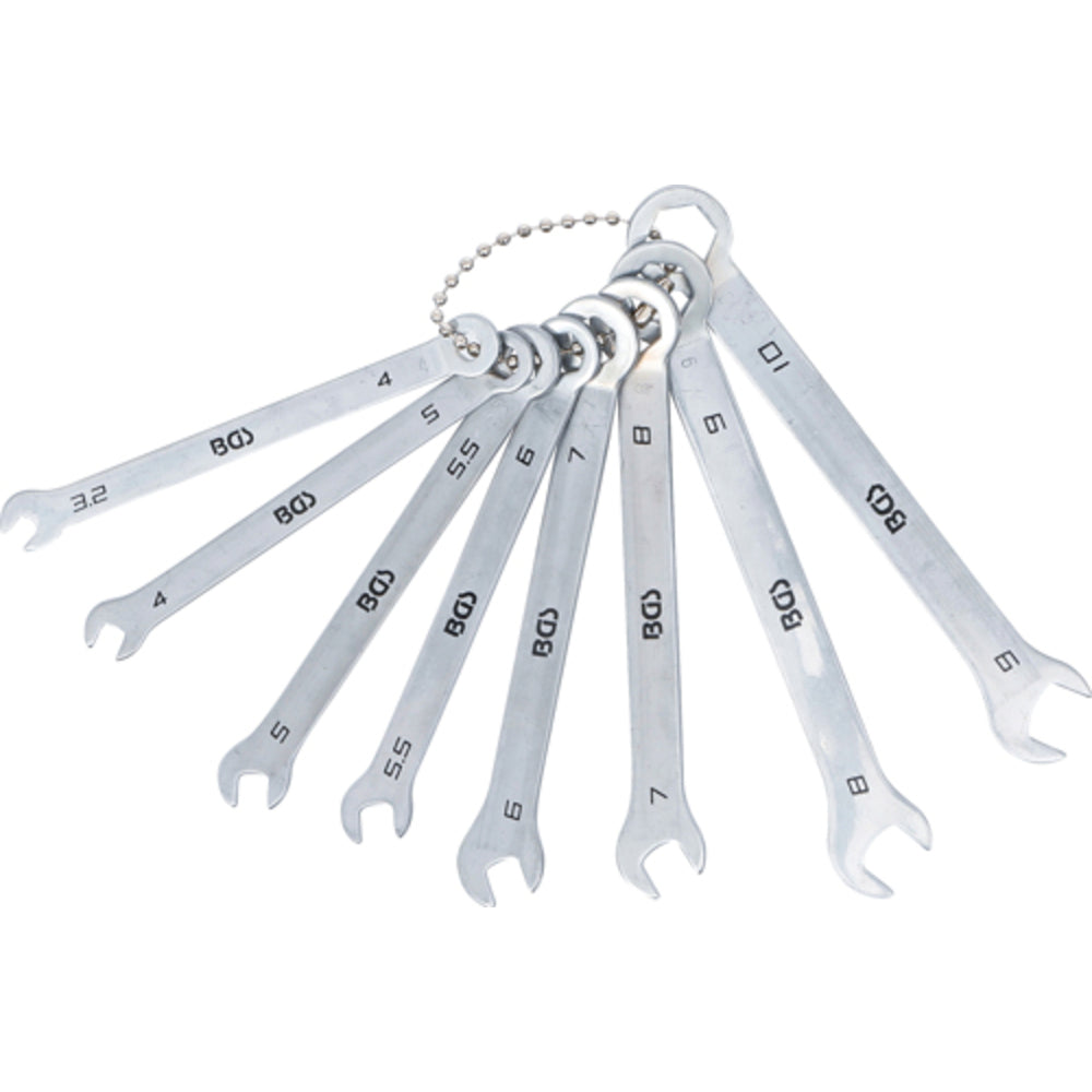 BGS - Maul-Ringschlüssel-Satz | Mini-Ausführung | SW 4 - 10 mm | 8-tlg. - 8646