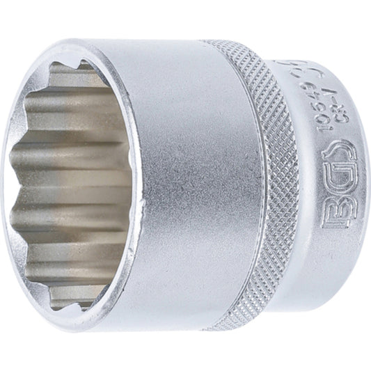 BGS - Steckschlüssel-Einsatz Zwölfkant | Antrieb Innenvierkant 12,5 mm (1/2") | SW 36 mm - 10649