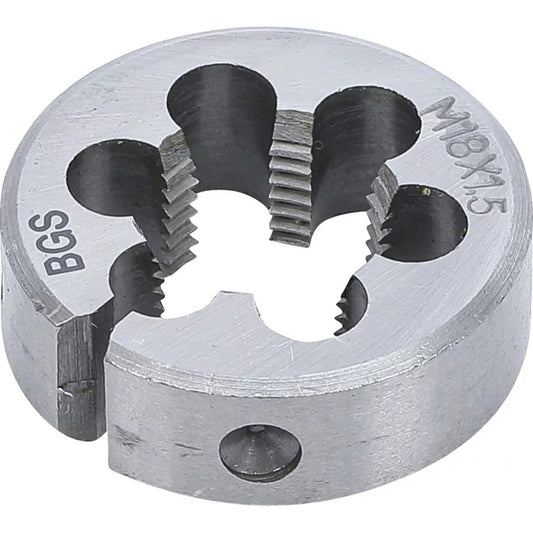 BGS - Gewindeschneideisen | M18 x 1,5 x 38 mm - 1900-M18X1.5-S