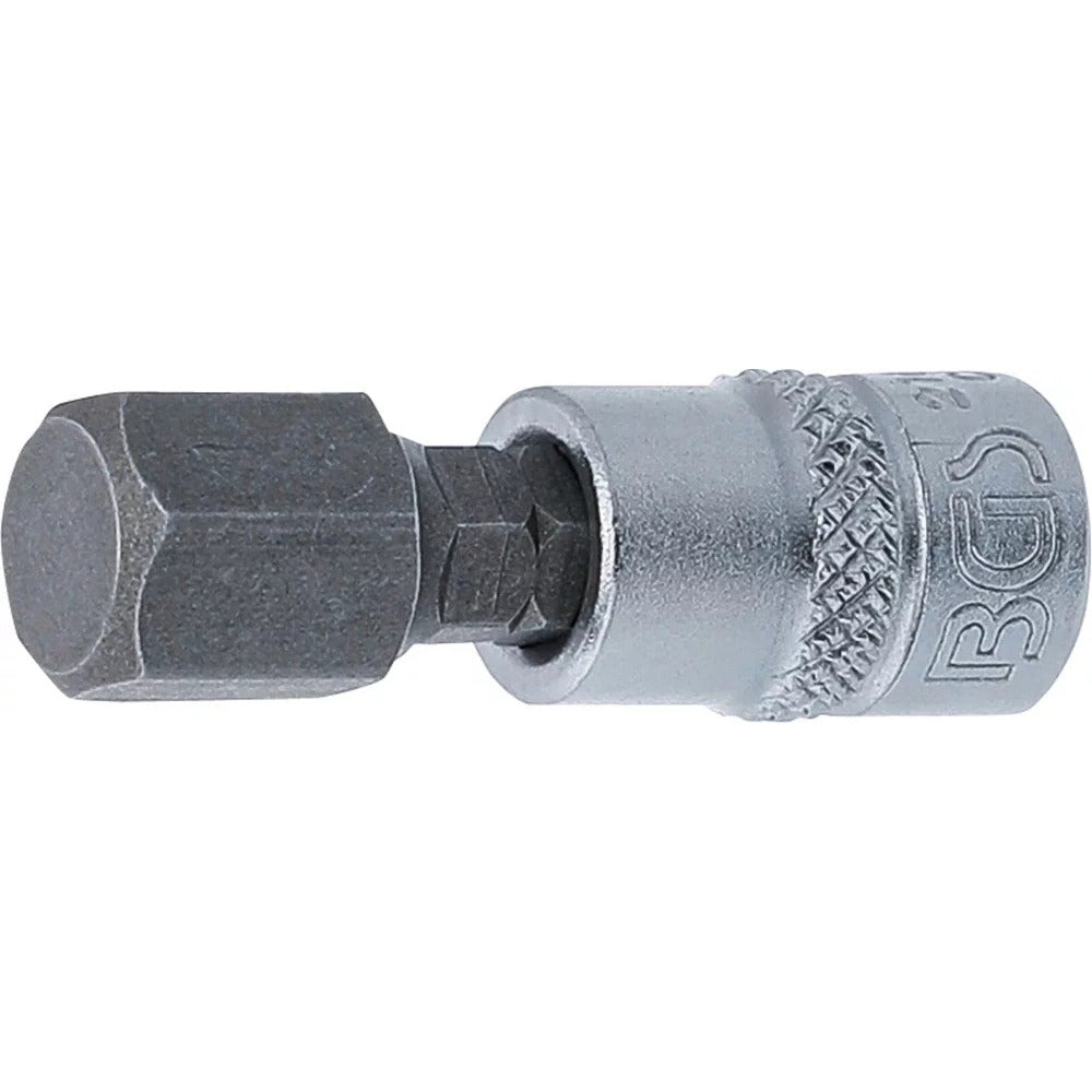 BGS - Bit-Einsatz | Antrieb Innenvierkant 6,3 mm (1/4") | Innensechskant 10 mm - 2161-10