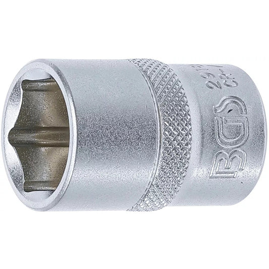 BGS - Steckschlüssel-Einsatz Sechskant | Antrieb Innenvierkant 12,5 mm (1/2") | SW 18 mm - 2918