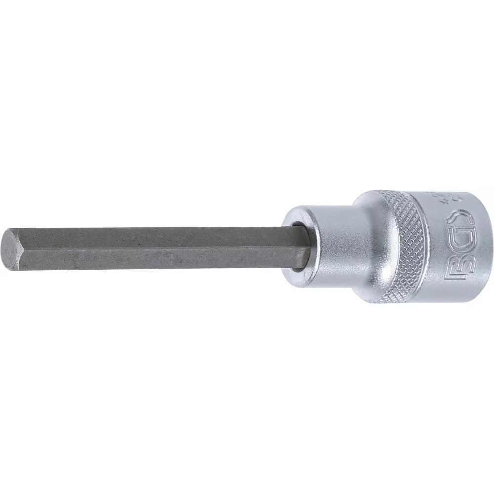 BGS - Bit-Einsatz | Länge 100 mm | Antrieb Innenvierkant 12,5 mm (1/2") | Innensechskant 7 mm - 4262