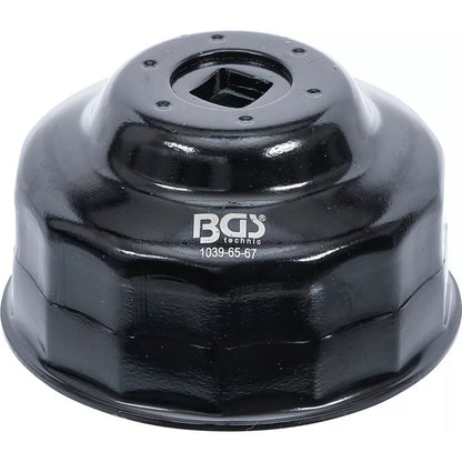 BGS - Ölfilterschlüssel | 14-kant | Ø 65 - 67 mm | für Daihatsu, Fiat, Nissan, Toyota - 1039-65-67