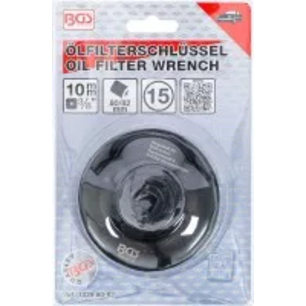 BGS - Ölfilterschlüssel | 15-kant | Ø 80 - 82 mm | für Honda, Mazda, Nissan, Subaru, Toyota - 1039-80-82