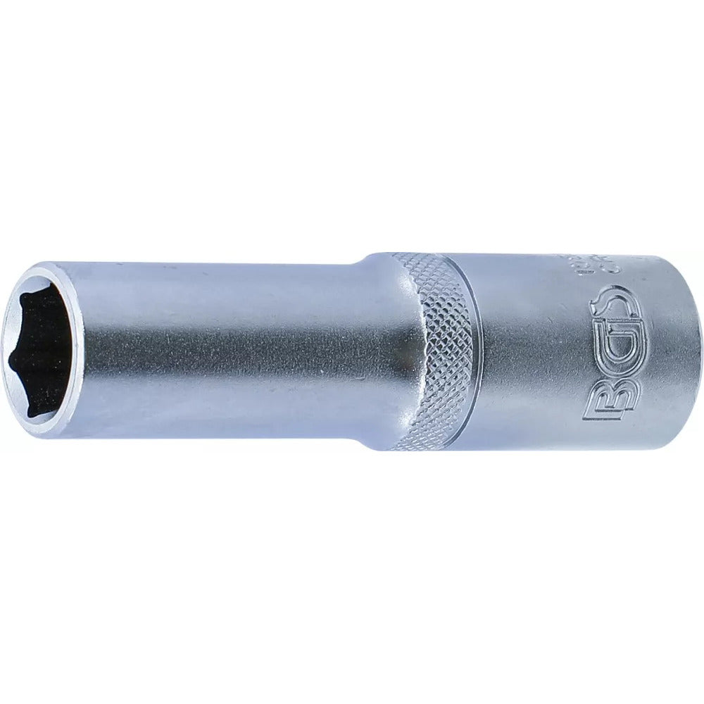 BGS - Steckschlüssel-Einsatz Sechskant, tief | Antrieb Innenvierkant 12,5 mm (1/2") | SW 13 mm - 10553