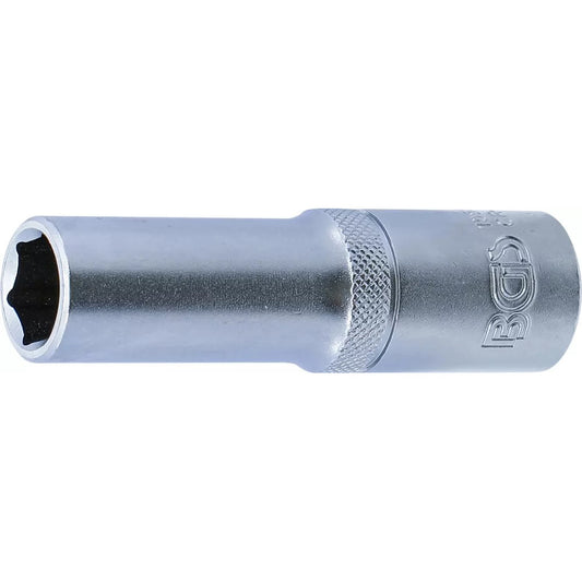 BGS - Steckschlüssel-Einsatz Sechskant, tief | Antrieb Innenvierkant 12,5 mm (1/2") | SW 13 mm - 10553