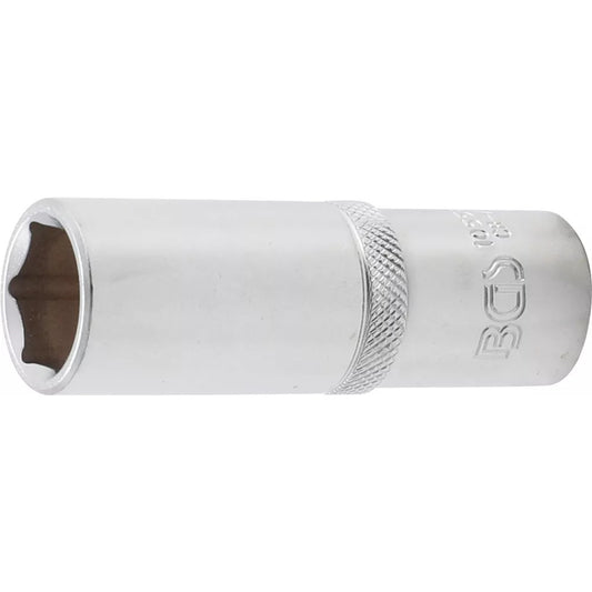 BGS - Steckschlüssel-Einsatz Sechskant, tief | Antrieb Innenvierkant 12,5 mm (1/2") | SW 18 mm - 10558