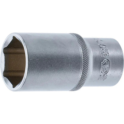 BGS - Steckschlüssel-Einsatz Sechskant, tief | Antrieb Innenvierkant 12,5 mm (1/2") | SW 30 mm - 10570