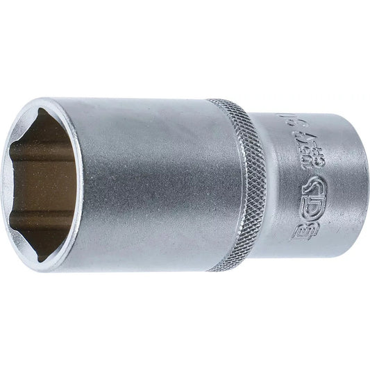 BGS - Steckschlüssel-Einsatz Sechskant, tief | Antrieb Innenvierkant 12,5 mm (1/2") | SW 30 mm - 10570