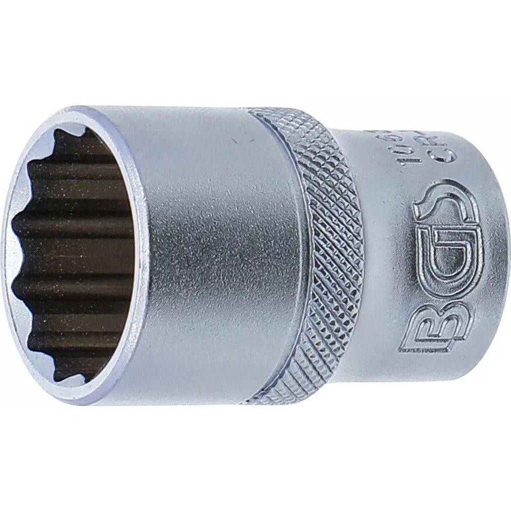 BGS - Steckschlüssel-Einsatz Zwölfkant | Antrieb Innenvierkant 12,5 mm (1/2") | SW 19 mm - 10639