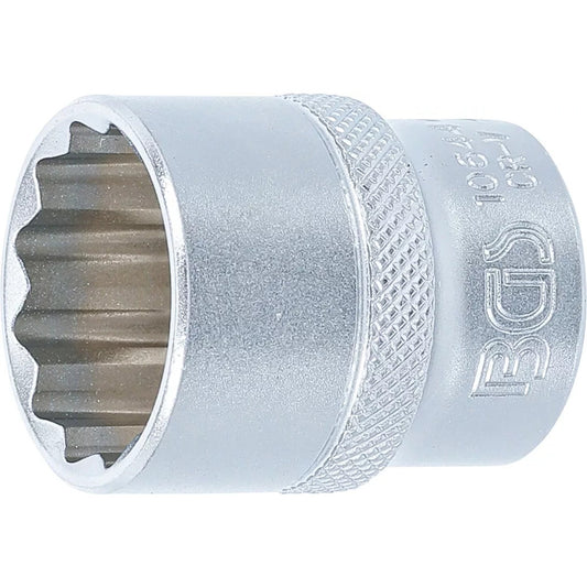 BGS - Steckschlüssel-Einsatz Zwölfkant | Antrieb Innenvierkant 12,5 mm (1/2") | SW 24 mm - 10644