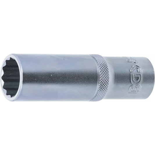 BGS - Steckschlüssel-Einsatz Zwölfkant, tief | Antrieb Innenvierkant 12,5 mm (1/2") | SW 17 mm - 10684