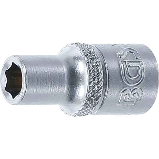 BGS - Steckschlüssel-Einsatz Sechskant | Antrieb Innenvierkant 6,3 mm (1/4") | SW 5 mm - 2476