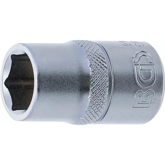 BGS - Steckschlüssel-Einsatz Sechskant | Antrieb Innenvierkant 12,5 mm (1/2") | SW 14 mm - 2914