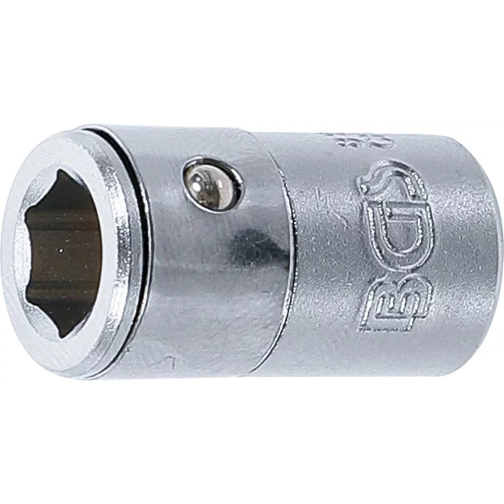 BGS - Bit-Adapter mit Haltekugel | Innenvierkant 6,3 mm (1/4") | Innensechskant 8 mm (5/16") - 8251