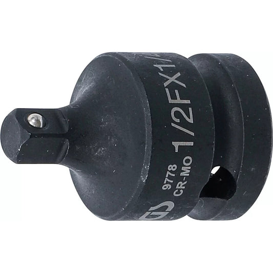 BGS - Kraft-Steckschlüssel-Adapter | Innenvierkant 12,5 mm (1/2") - Außenvierkant 6,3 mm (1/4") - 9778